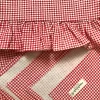 Country Ruffled Sheet Set Red Plaid - Image 3