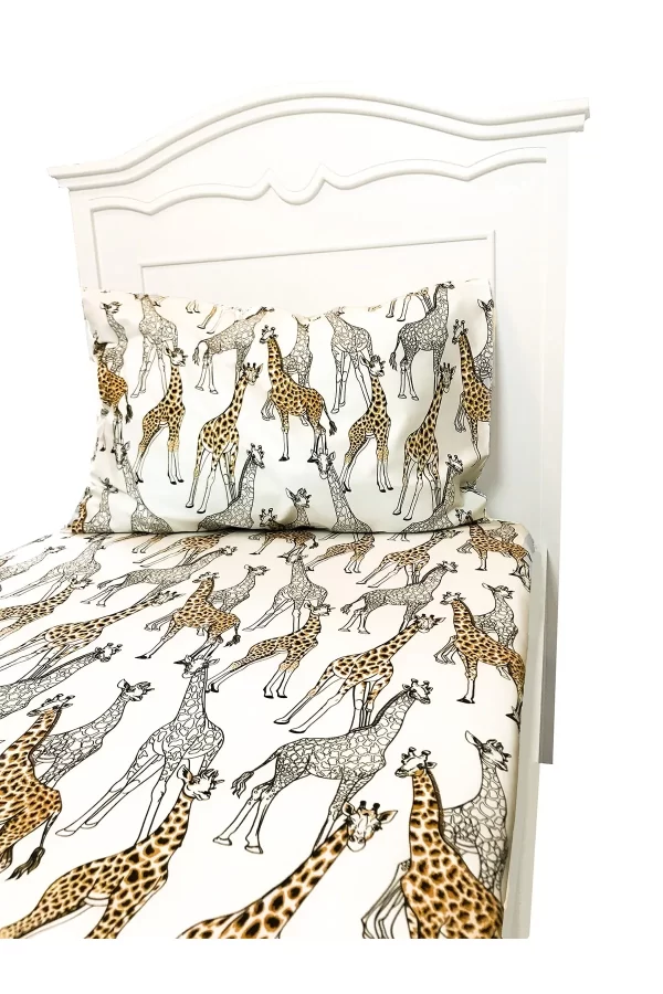 Giraffe Fitted Sheet Set