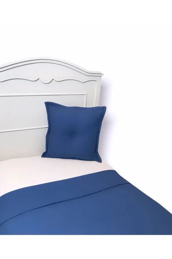 Waffle Cushion Marin Blue