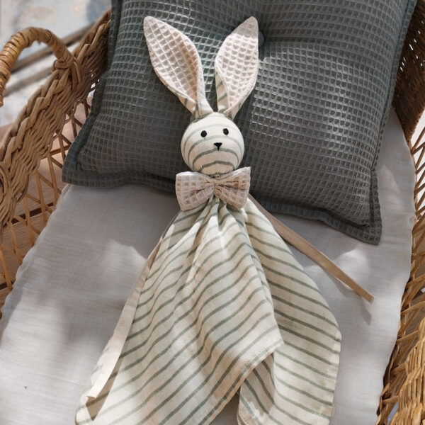 Security Blanket Almond Stripes