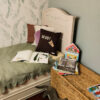 Reading Lama Custom Design Embroidered Cushion Cover - Image 2