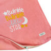 Twinkle Twinkle Custom Design Embroidered Cushion Cover (Flamingo Pink) - Image 4